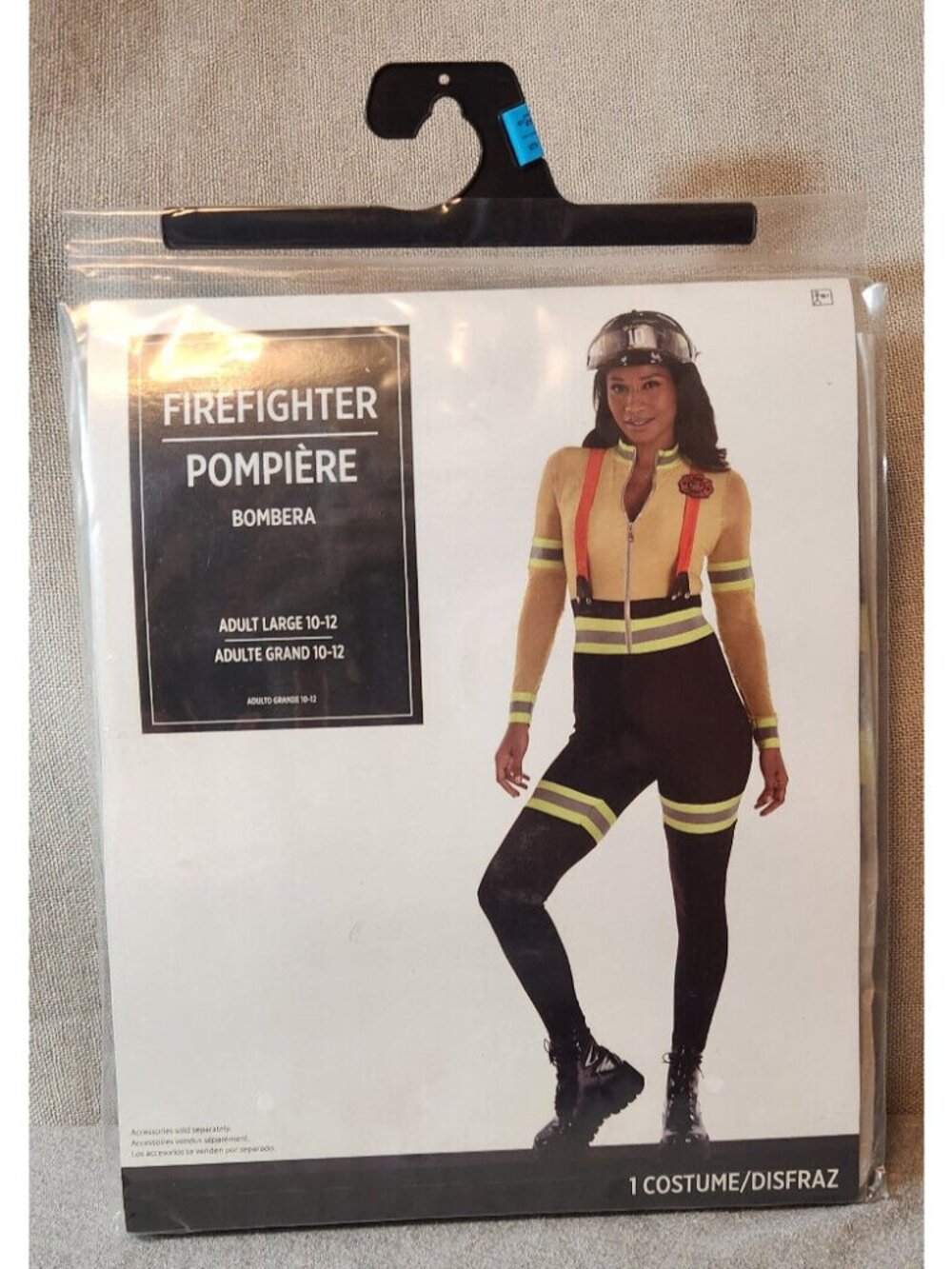Sexy Jumpsuit FIrefighter Popiere Bombera 2PC Catsuit LARGE 10 -12 NEW - Picture 2 of 3